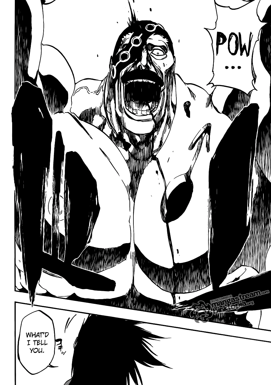 Giriko Kutsuazwa cut by Zaraki Kempachi