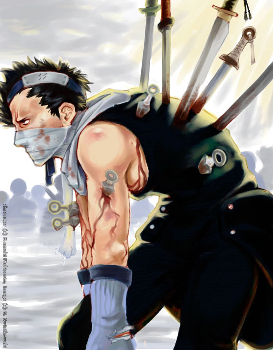 Zabuza_skewered