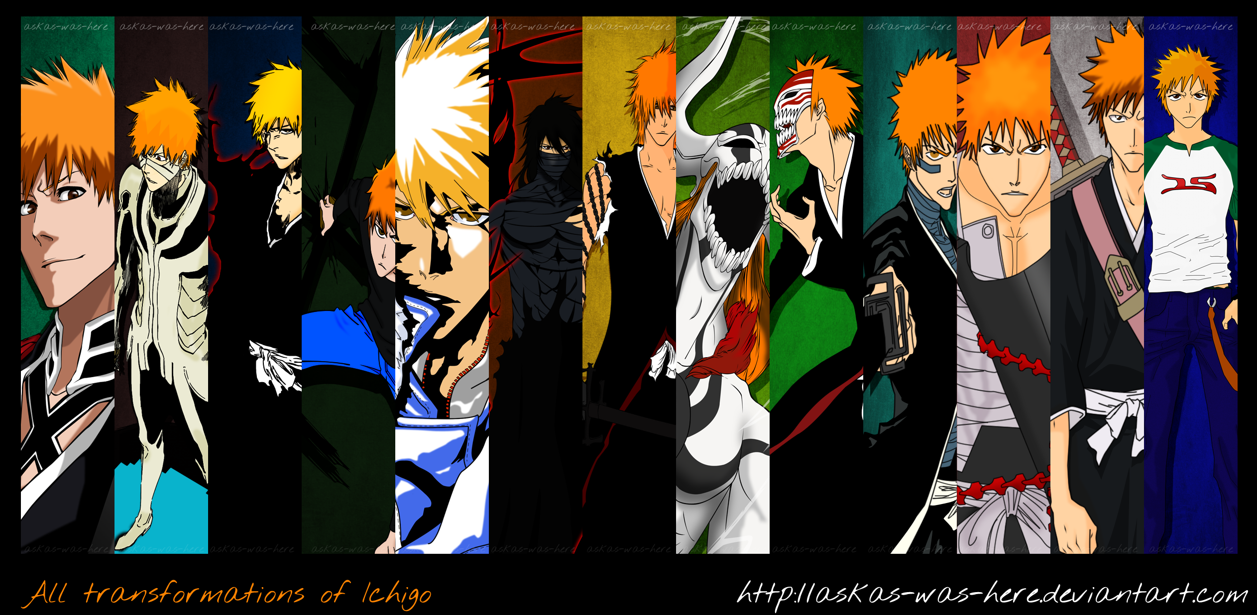 All Transformations of Ichigo | Daily Anime Art