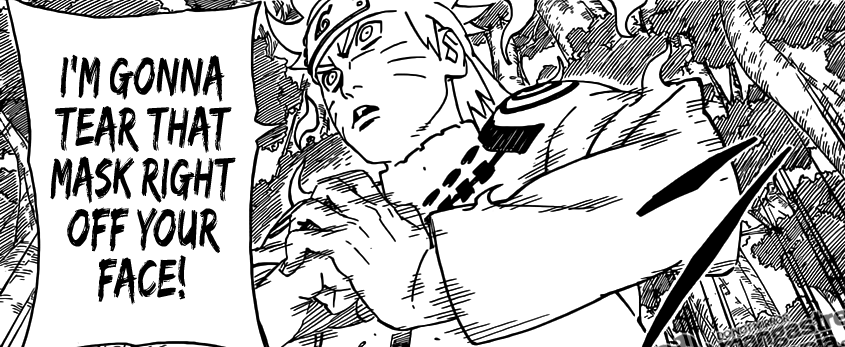Naruto I'm gonna tear that mask rght off your face