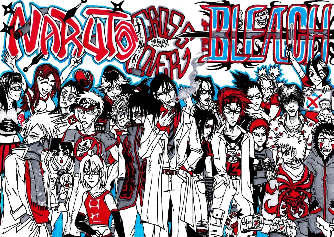 Naruto_Bleach_Cross_over_by_unknownsamuri