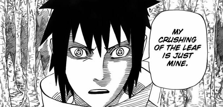 My Crushing of the Leaf is just mine Sasuke