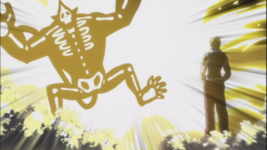 Laxus electrifies creature