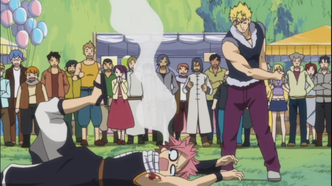 Natsu gets beat down!