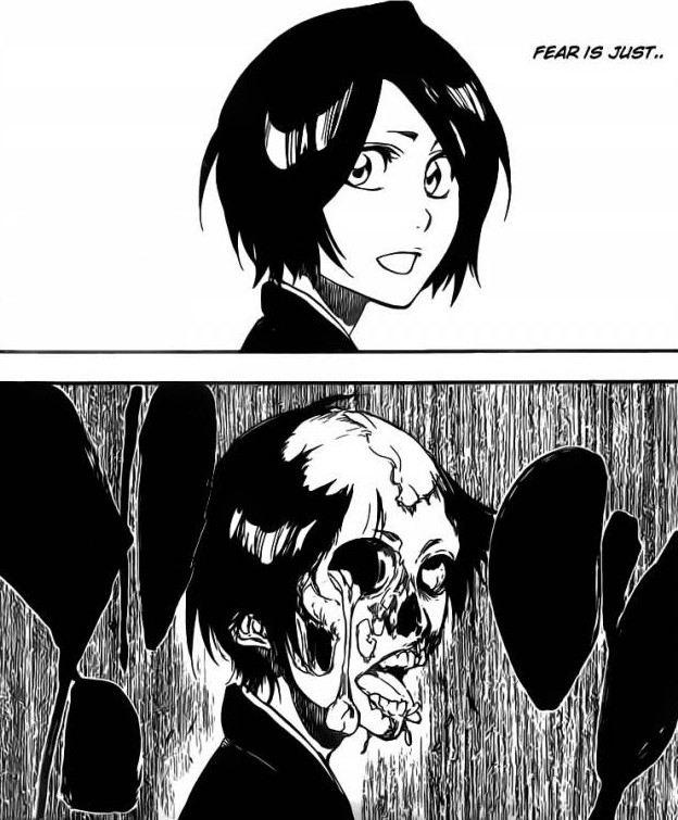 Rukia's face start to disappear