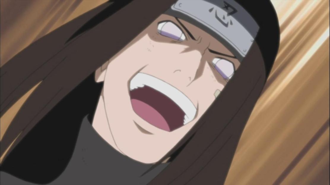 Neji tries to attack Sakura