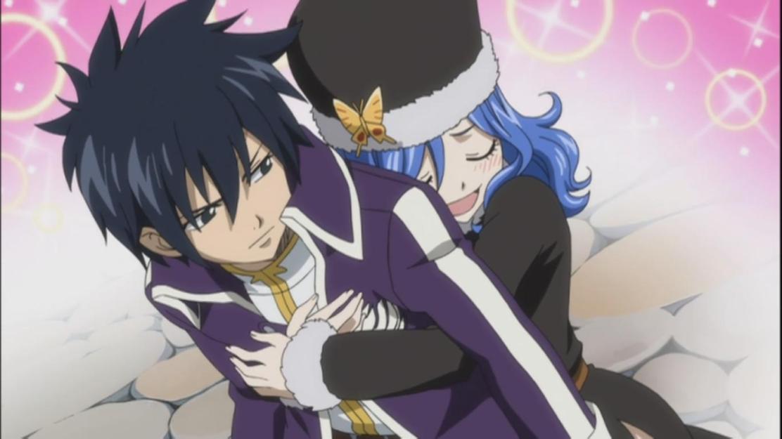 Juvia hugs Gray lost one point