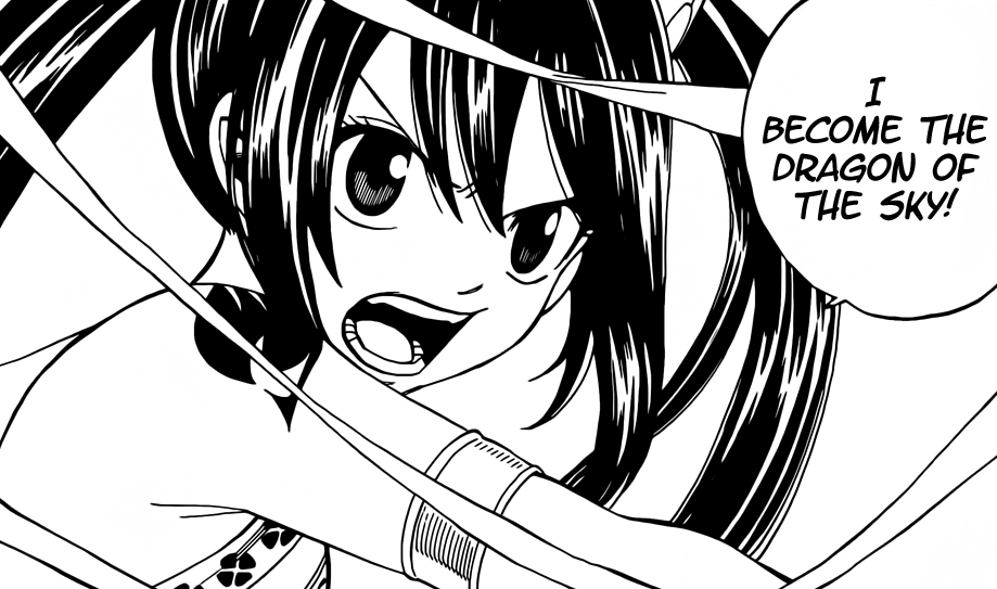 Wendy becomes the Dragon Sky