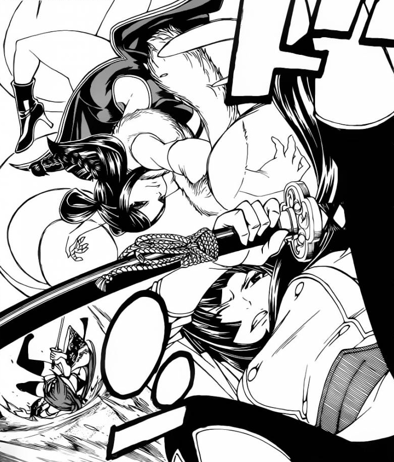 Minerva appears against Erza and Kagura