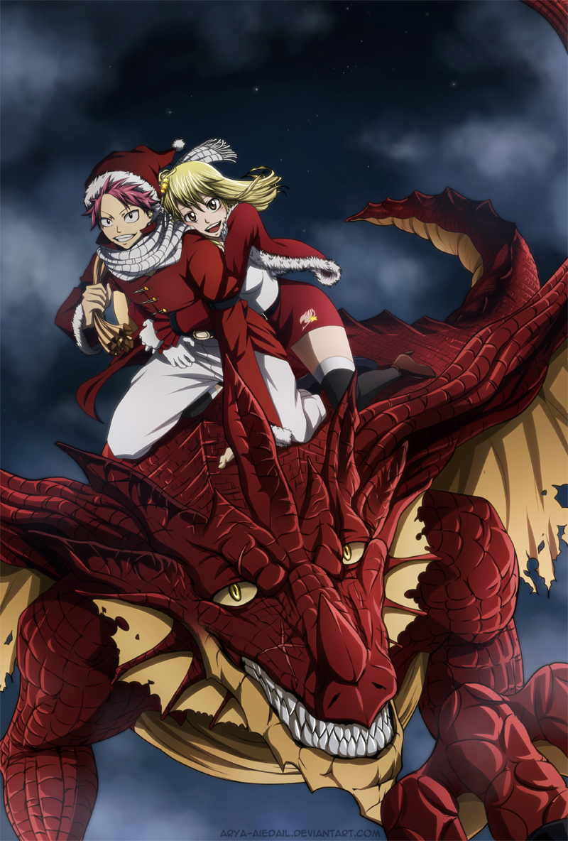 nalu___merry_christmas_by_arya_aiedail-d5p9vj4