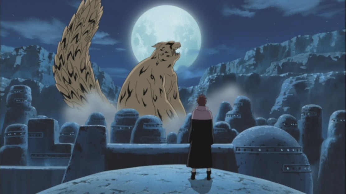 Fourth Kazegake against Gaara Shukaku