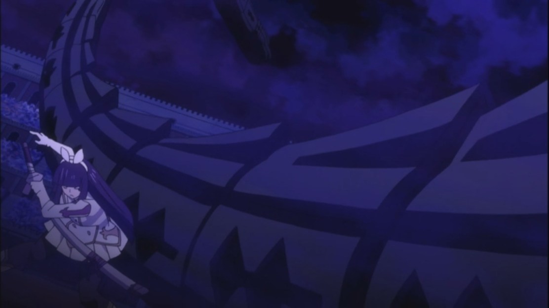 Kagura defeats Ophiuchus with her unsheathed blade