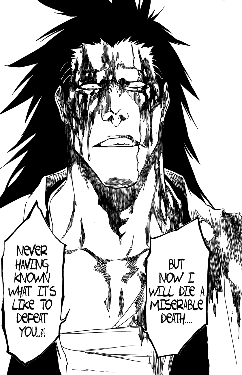 Zaraki death approaches never defeated Unohana