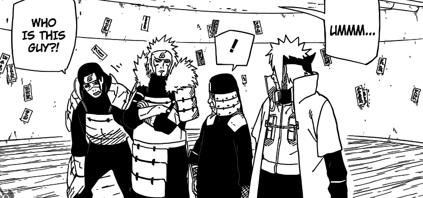 Hashirama asking who Minato Is