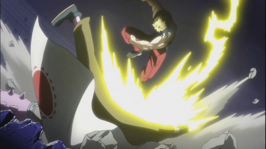 Laxus' Lightning attack