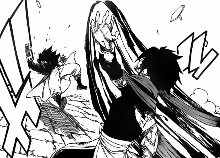 Rogue smacks Gajeel