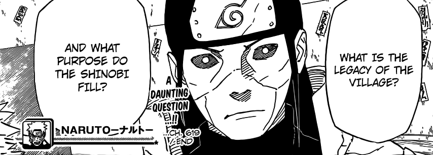 Sasuke's Question to Hashirama Hokage