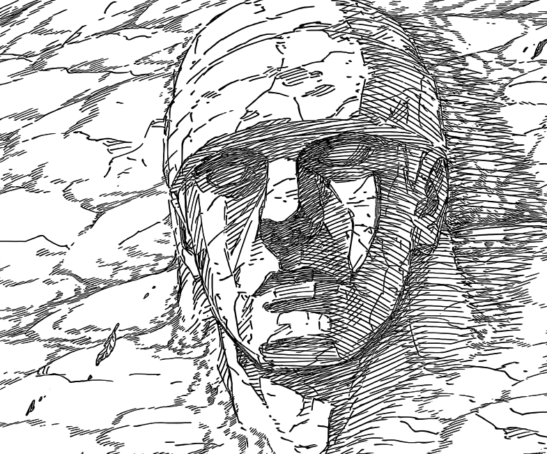 Hashirama's head first Hokage