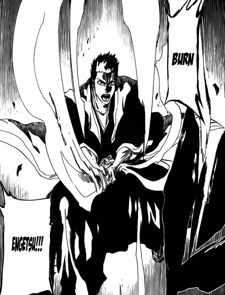 Isshin's Engetsu Burn Shikai
