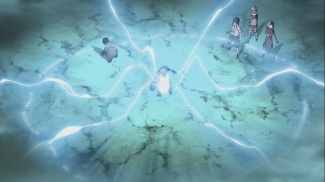 Kakashi and Guy arrive