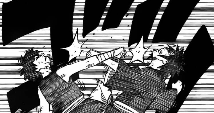 Madara and Hashirama punch each other