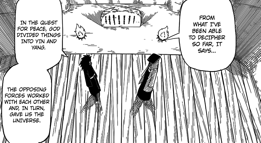 Madara shows Hashirama their shrine