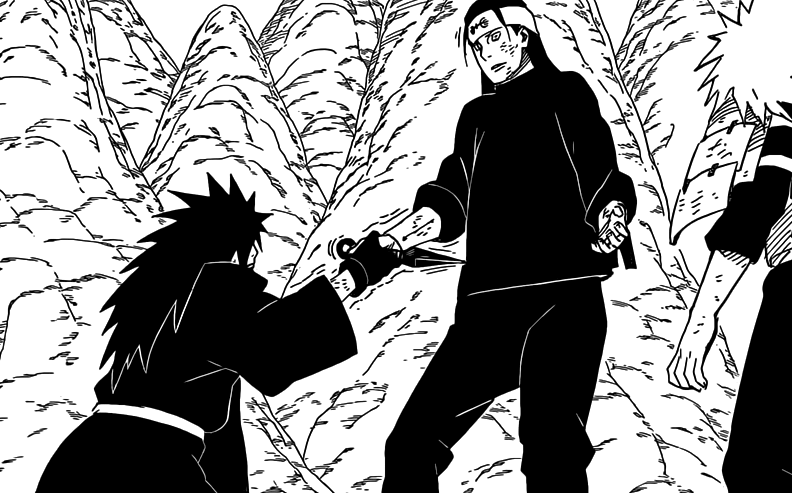 Madara stops Hashirama from killing himself