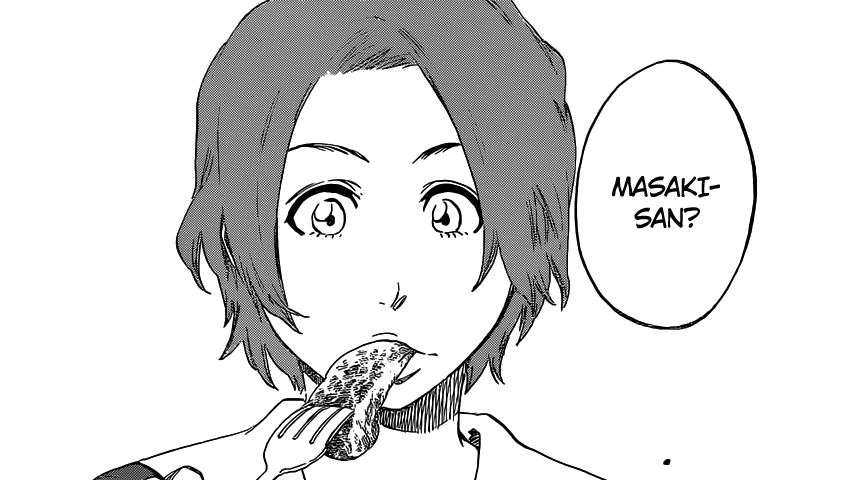 Masaki is eating