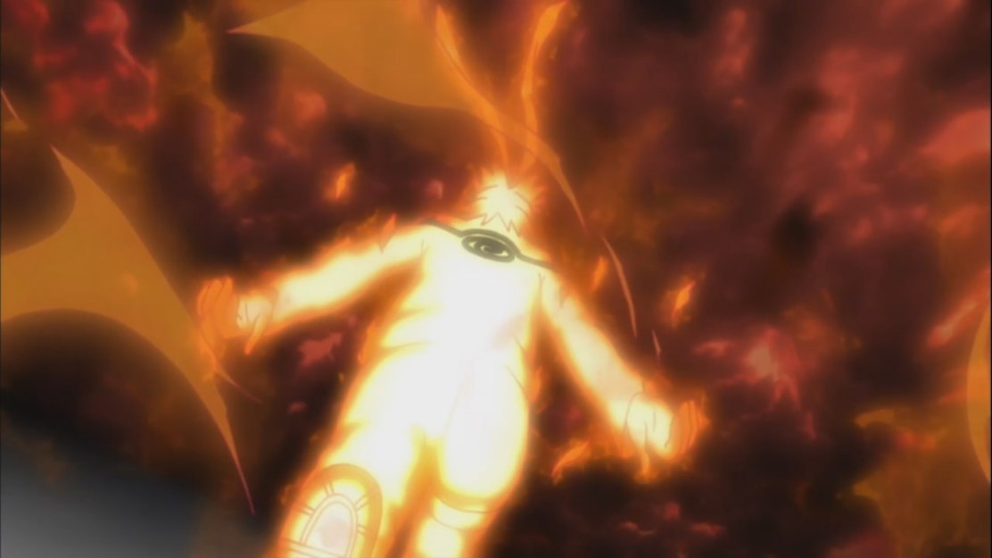 Naruto notices dark Chakra