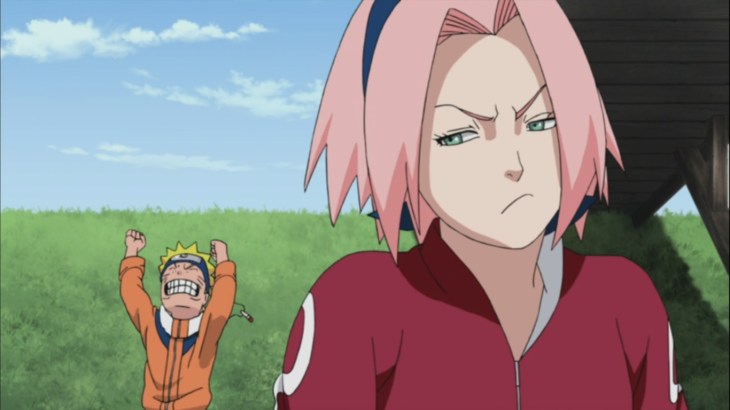 Sakura pissed off with Naruto
