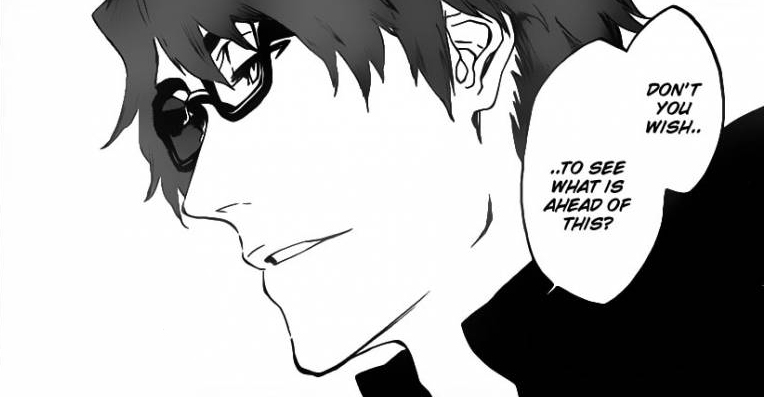 Aizen is happy about the results