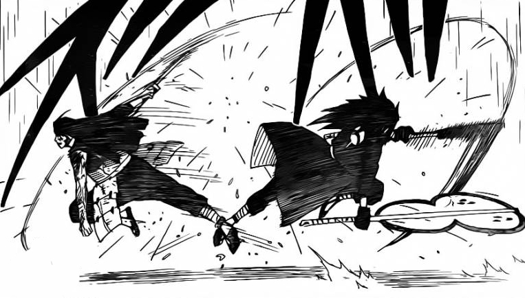 Madara and Hashirama go at it