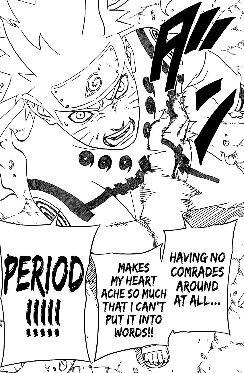 Naruto loves his friends