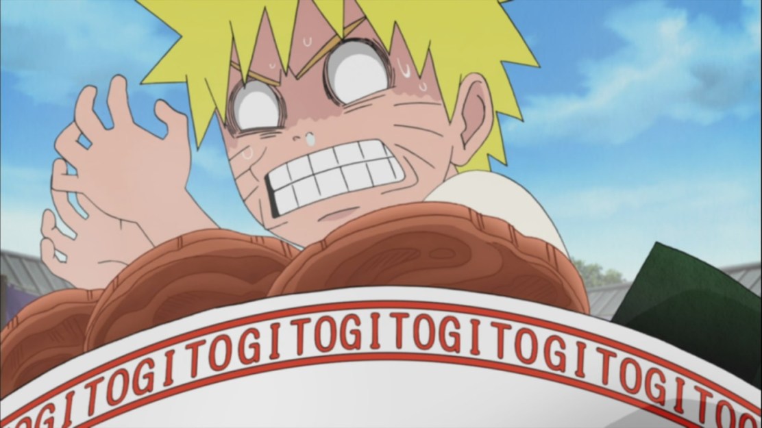 Naruto scared of ramen