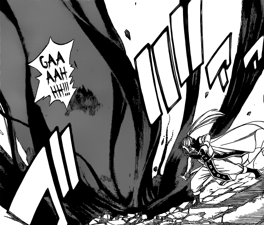 Rogue gets Natsu in attack