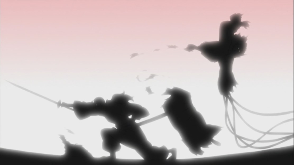 Tatewaki destroys Sasori puppet