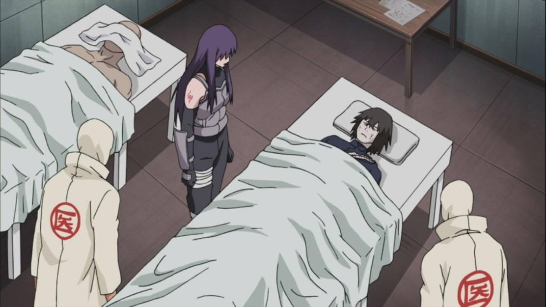 Yugao sees Hayate dead