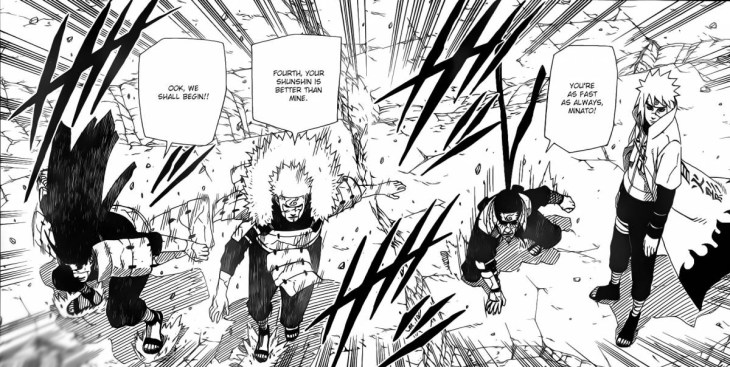 4 Hokage's arrived