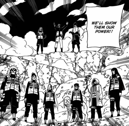 Everyone is ready to go Naruto Sasuke Sakura