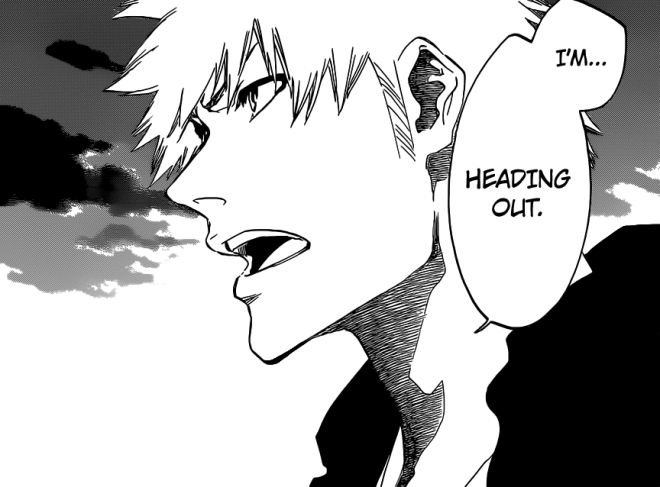 Ichigo is heading out