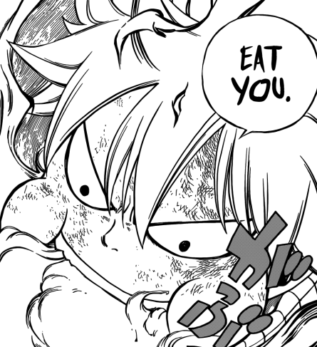 Natsu to eat Fire Dragon