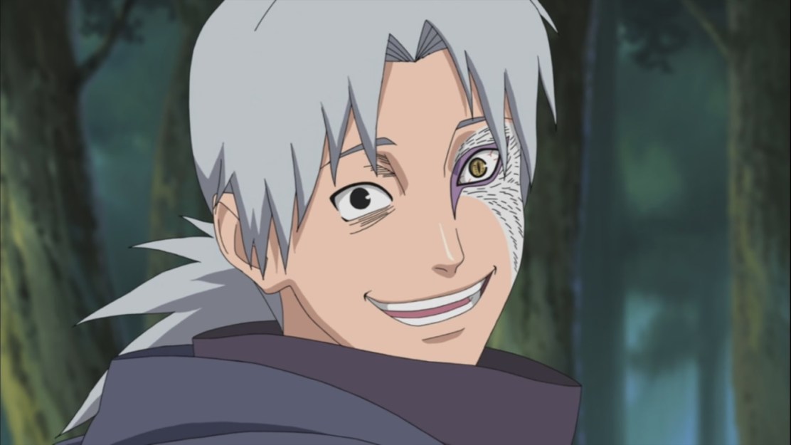 Kabuto changes his form into Orochimaru