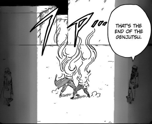 Kakashi vs Obito fight from shadows