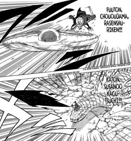 Naruto and Sasuke mix Rasenshuriken Kagutsuchi