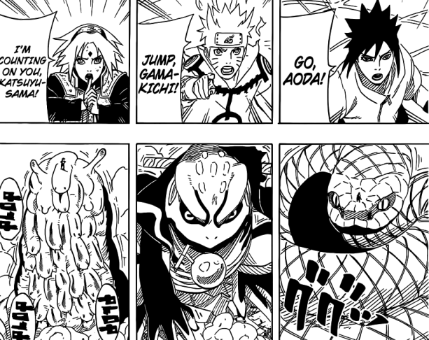 Sasuke Naruto Sakura Aoda Gamakichi Katsuyu activate