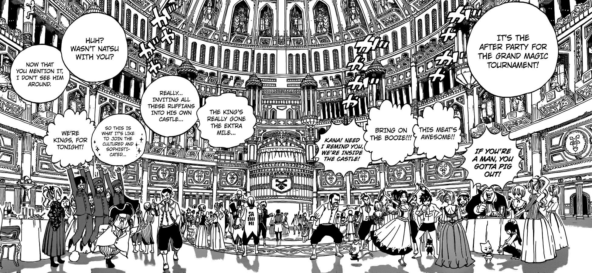 Natsu For King! Party at the Castle – Fairy Tail 338 | Daily Anime Art
