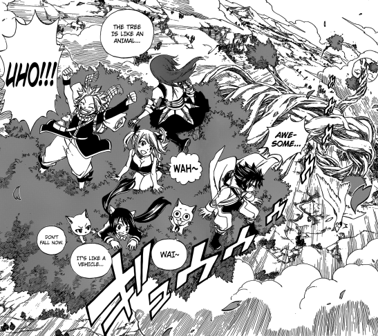 Fairy Tail get transported by Warrod's technique