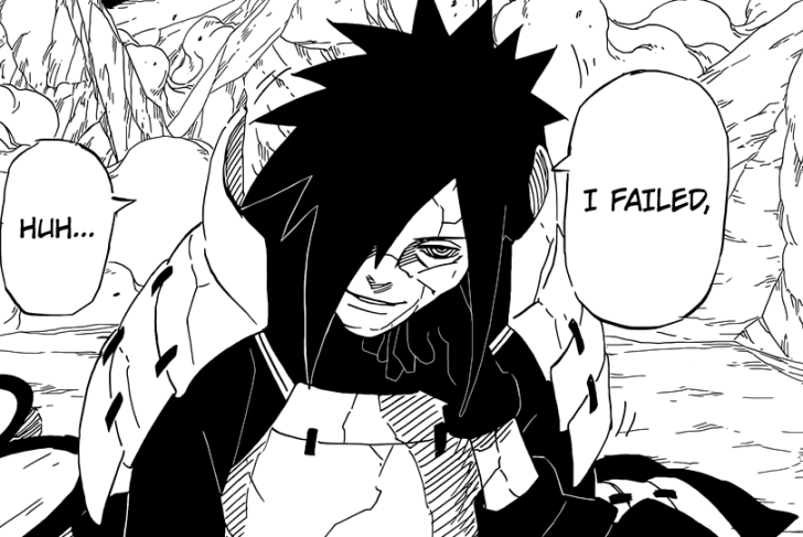 Madara fails coming back
