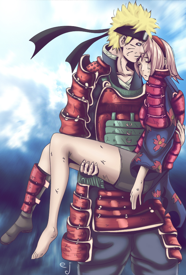 naruto_x_sakura_samurai_style_by_eternajehuty-d6b2x5s