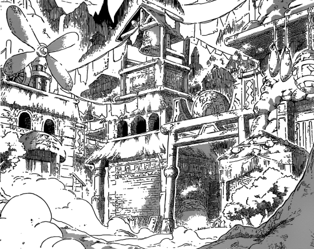 Natsu and others arrive at Frozen Village
